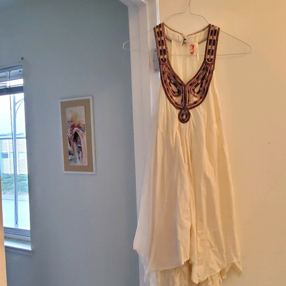 Lace and embroidery Free People dress